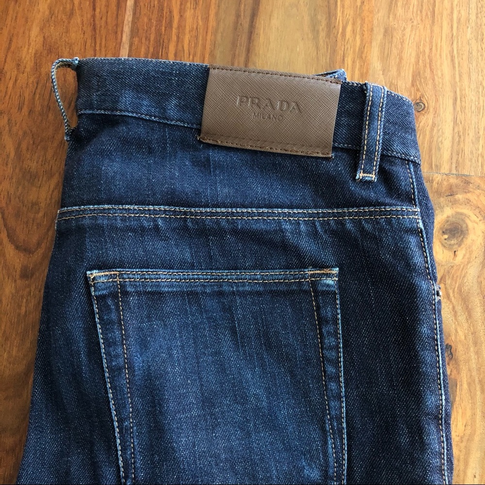Dark wash, Prada jeans